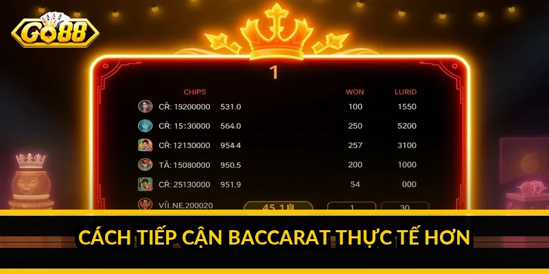 Cách tiếp cận baccarat thực tế hơn
