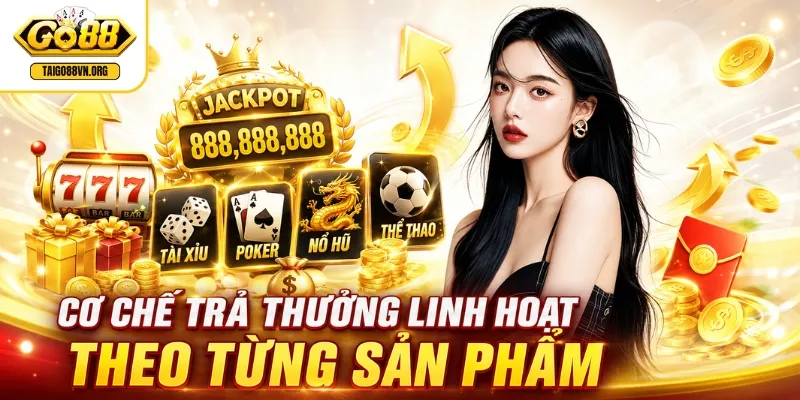 Cơ chế trả thưởng linh hoạt theo từng sản phẩm
